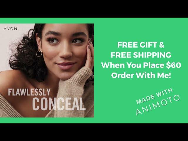 Avon Products - FREE GIFT With Order - Shop Avon Products Brochure