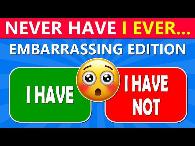 Never Have I Ever… EMBARRASSING Edition!  Quiz Madness 🫣