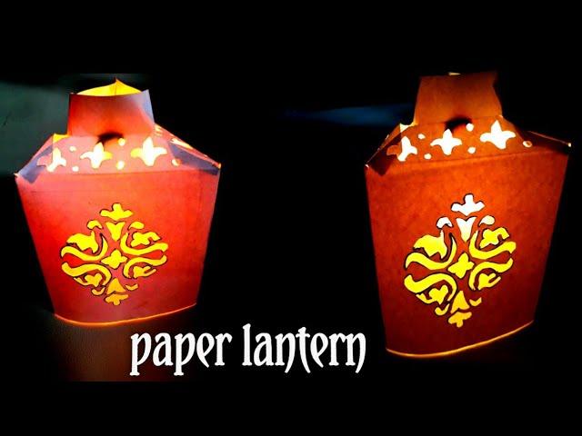 How to make paper lantern | paper craft | Basith rayyus world