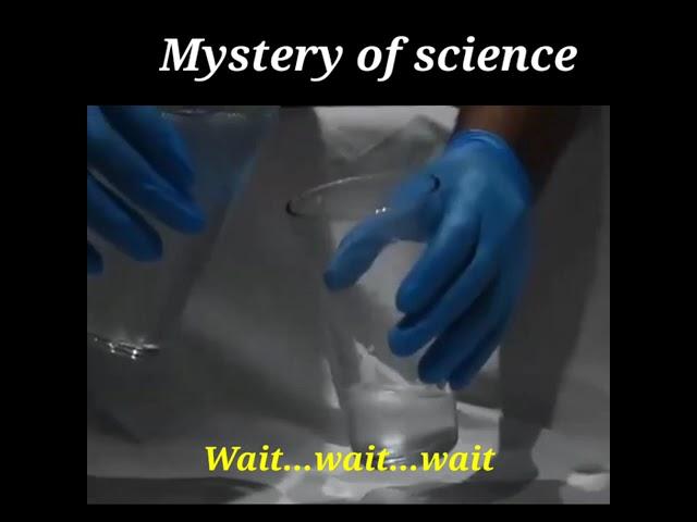 Mystery solution... #short #mystery of science #science videos #chemistry experiment #science