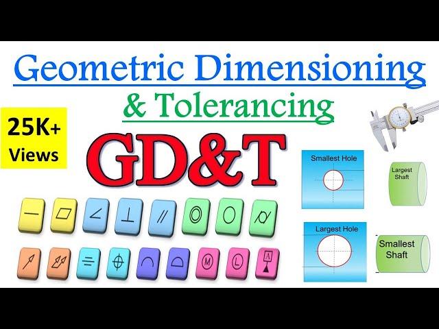 Geometric Dimensioning & Tolerancing (GD&T) | #GD&T symbols explained | GD&T Tutorials | GD&T Basics