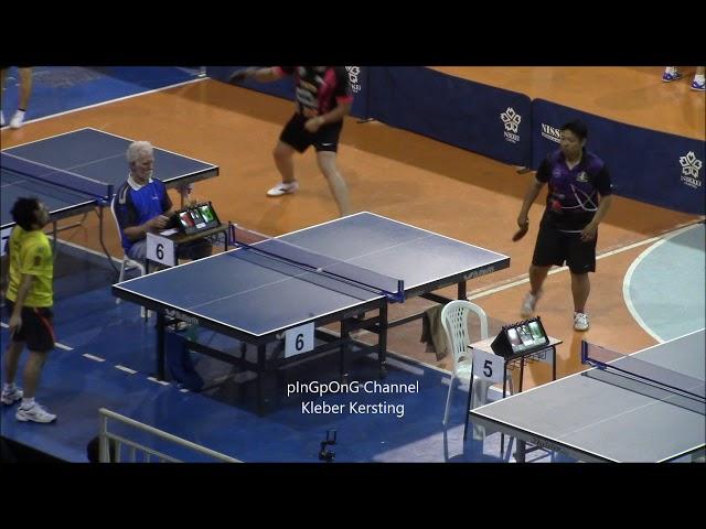 Campeonato Paranaense TENIS DE MESA  M Kumagai  vs  T Mendes 2