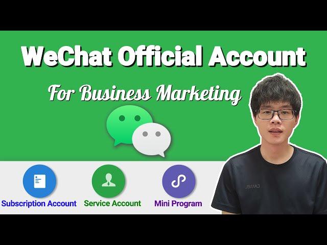 WeChat Official Account For Business Marketing | WeChat Mini Program Store