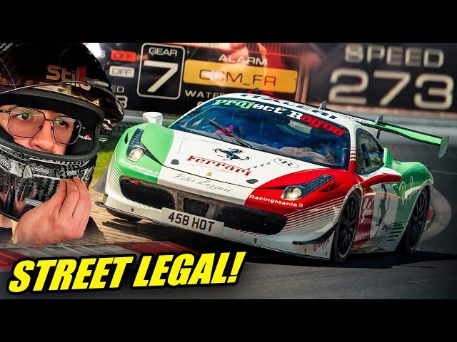 Ferrari 458 Challenge Goes FULL SEND! // Nürburgring