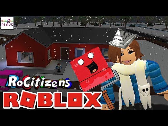 РОБЛОКС RoCitizens - РЕМОНТ в ДОМЕ и Работа в Полиции - РоСитизенс в ROBLOX ПО РУССКИ