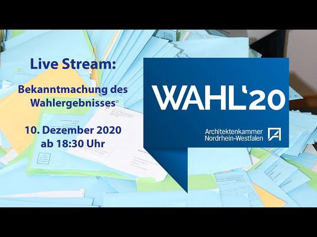 Kammerwahl 2020: Bekanntmachung des Wahlergebnisses