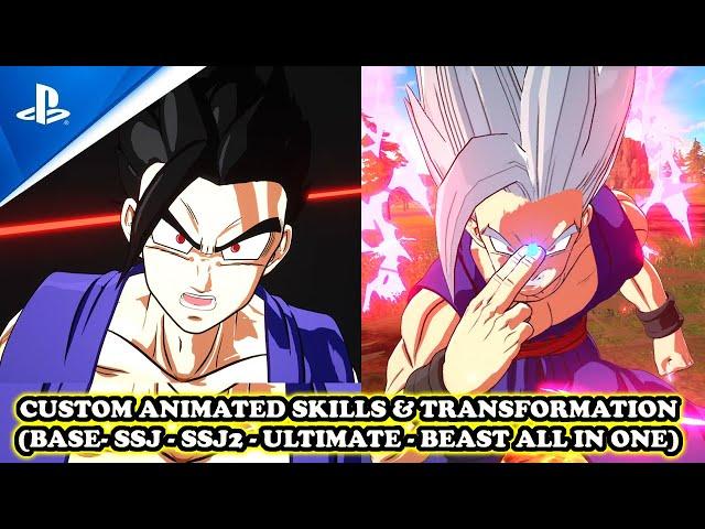 DLC Gohan Beast w/ Custom Animated Skills & Transformation + New Aura | Dragon Ball Sparking! Zero