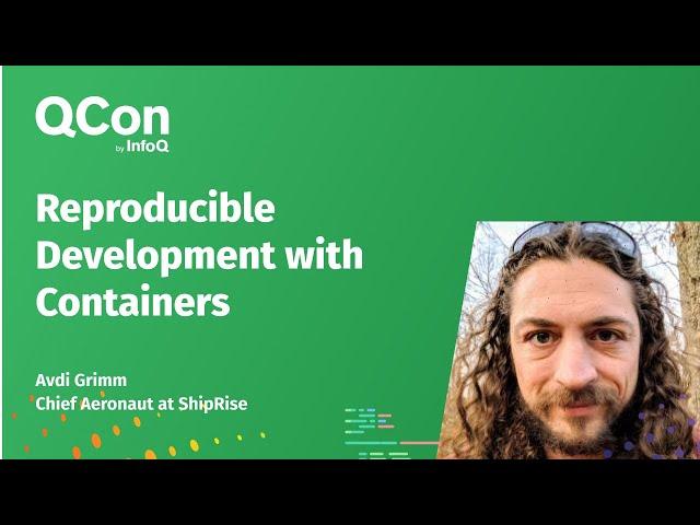 Reproducible Development with Containers