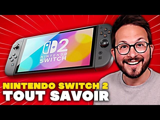 NINTENDO SWITCH 2  TOUT SAVOIR : JoyCon Magnétique, Puissance, Design, Nouveautés, Date de Sortie