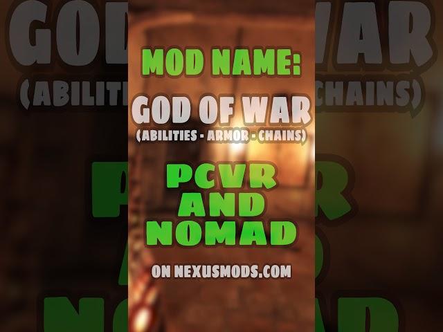 The Best God of War Mod for NOMAD | Blade & Sorcery
