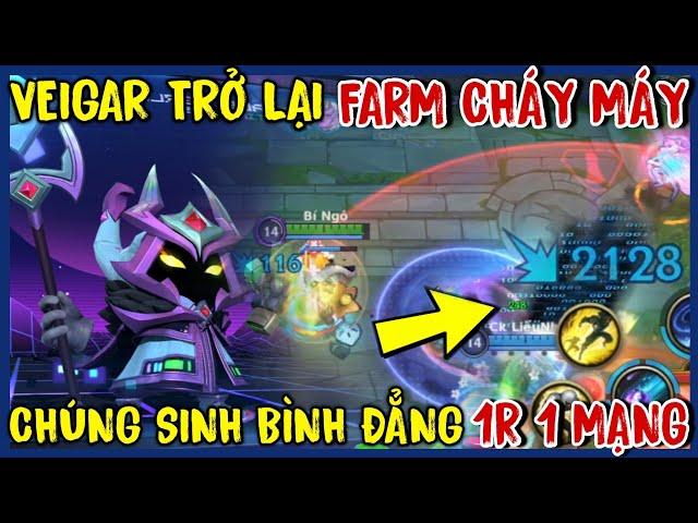 TỐC CHIẾN : Veigar Farm Cháy Máy Ném Bể Đầu Team Bạn, 1 Chiêu Bốc Hơi Không Nói Nhiều