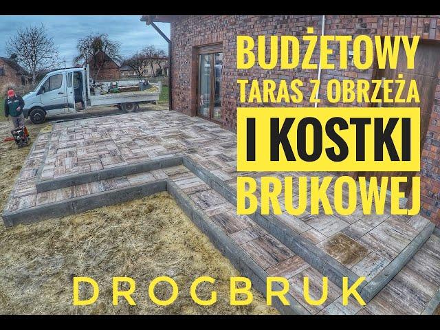 Jak zrobić taras z kostki? - Budżetowe obrzeża zamiast drogich palisad #Brukarz #Paving #Drogbruk