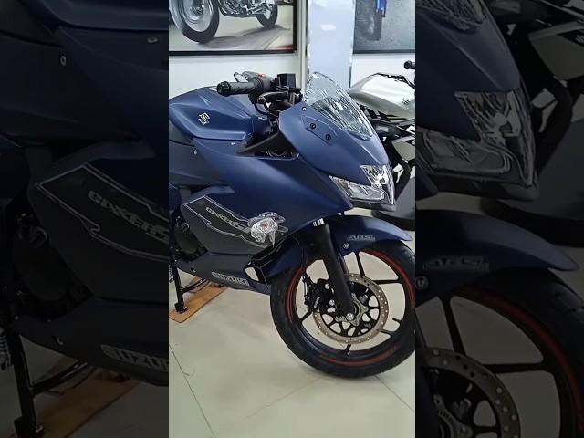 Suzuki Gixxer SF 155 Fi ABS Matte Blue Colour #shorts #shortfeed #suzukigixxersf #subscribers