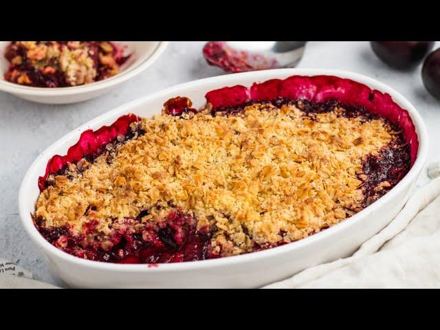 Fresh Plum Crumble Recipe