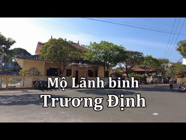 Di tích mộ Lãnh binh Trương Định.