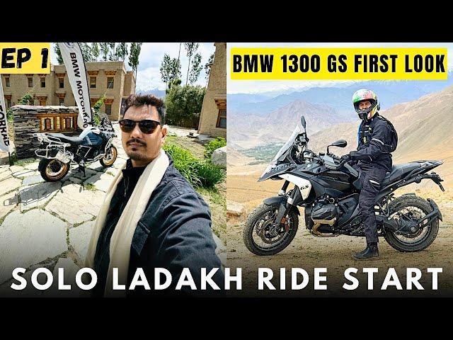 Leh Ladakh adventure Ride Start  Episode 1 | Solo Ride 3.0 | BMW GS R 1300