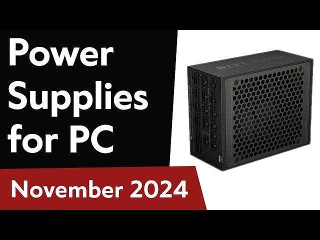 TOP-6. Best Power Supplies for PC. November 2024