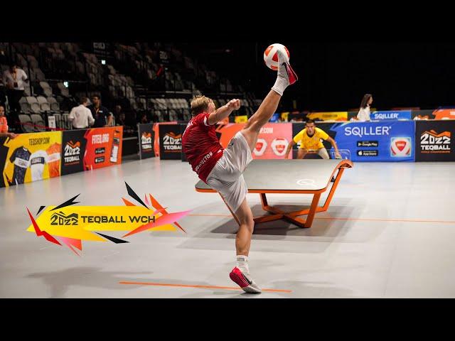 Poland vs Thailand - Men's Singles (Round of 16) - Teqball World Championships 2022 Nuremberg