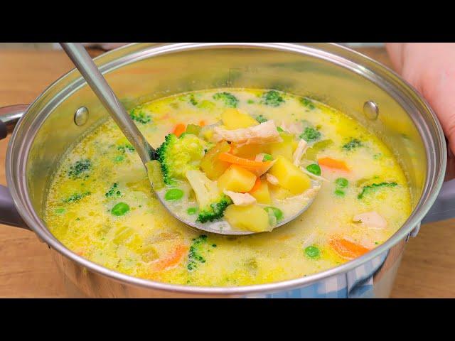 I make this vegetable soup every day! The soup is so delicious that you will make it often!