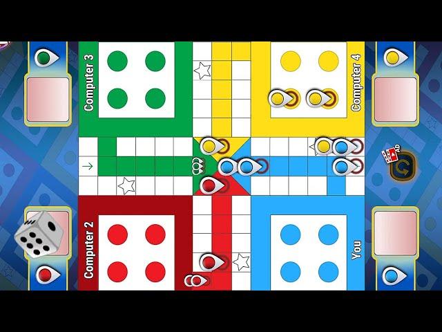 Ludo game in 4 players | Ludo King 4 players | Ludo King Game | Ludo Game | Ludo gameplay #1708