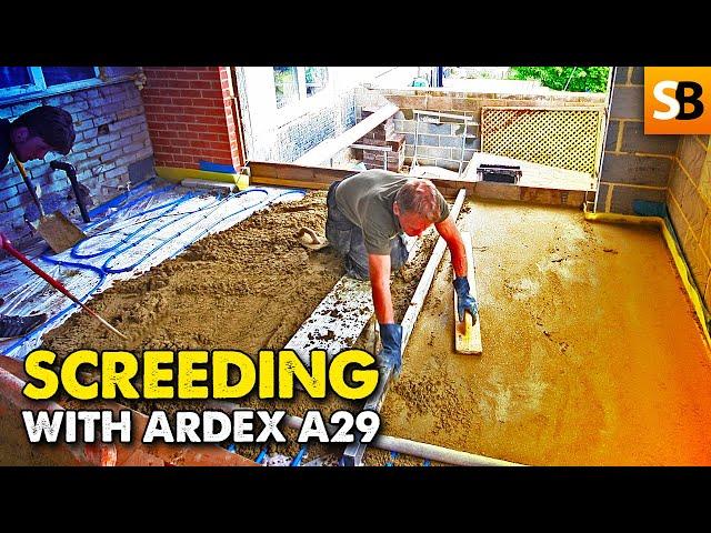 Building an Extension #9 - Ardex Rapid Dry Screed