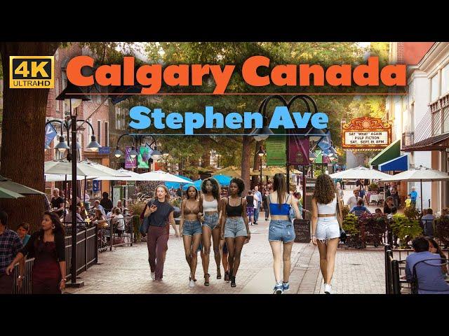 Calgary Canada | Downtown | Stephen Avenue Walk #canada #calgary #alberta #walkingtour #thingstodo