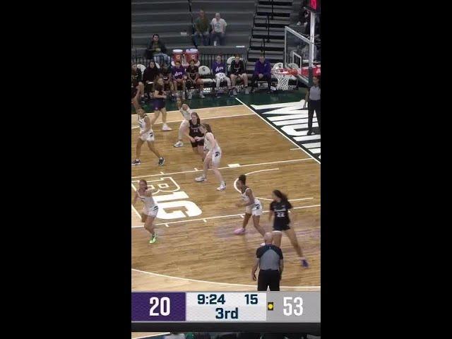 Julia Ayrault Block and Deedee Hagemann Transition Basket vs. Evansville | Michigan State Basketball