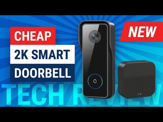 XTU J7C Wireless Video Doorbell & Chime Review WiFi PIR Subscription-Free Battery Doorbell