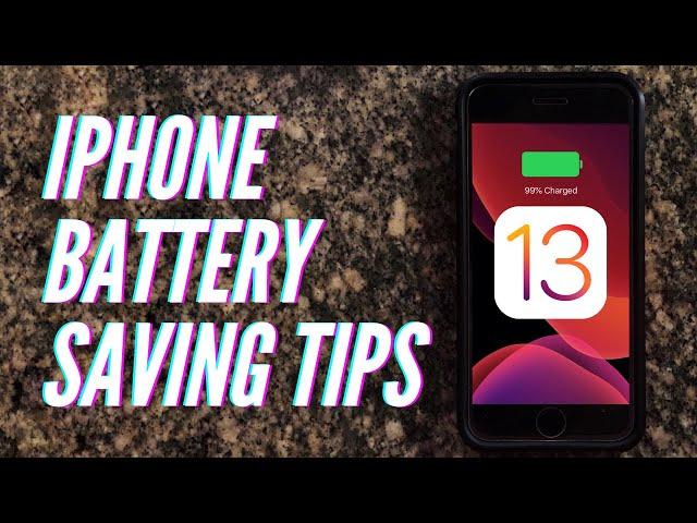 13 Ways To Save iPhone Battery Life