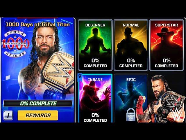 1000 Days of Tribal Titan Roman Reigns | WWE Mayhem New Event Match 1 | Roman Reigns VS King Corbin