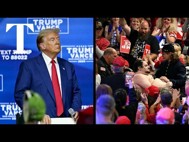 Donald Trump supporters collapse during Pennsylvania rally