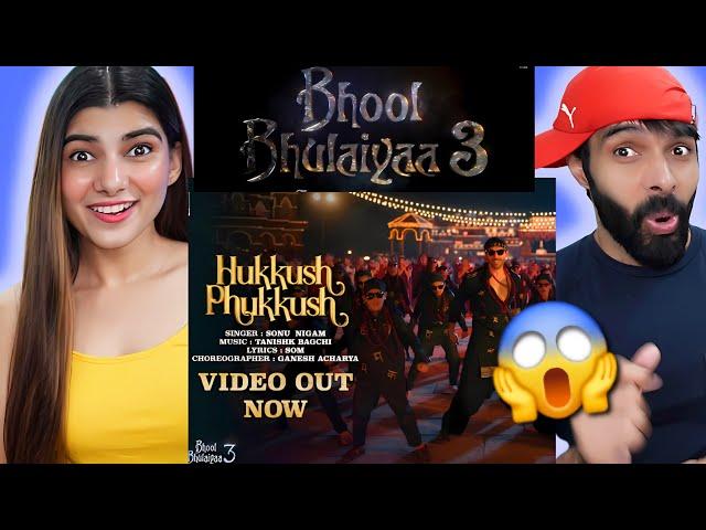 Bhool Bhulaiyaa 3: Hukkush Phukkush Song Reaction Kartik Aaryan, Triptii | Sonu Nigam, Tanishk |