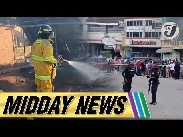 4 Shot, 2 Dead in Mandeville Market | 28 Shops Destroyed In Lucea Market Fire