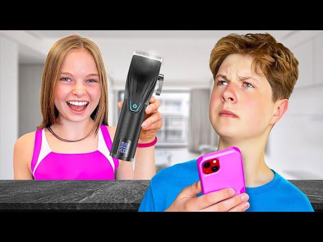 Sister Pranks Brother for 24 Hours! *extreme*