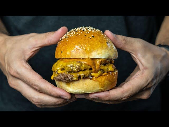 Olivenöl BRÖTCHEN für Ihren CHEESEBURGER im Paradies | Keine Eier, keine Butter