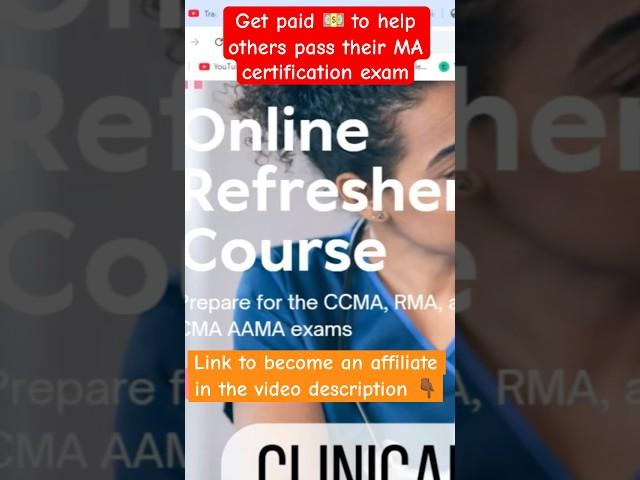 Get paid  to help others pass their MA certification exam 🩺 #medicalassistantcertification