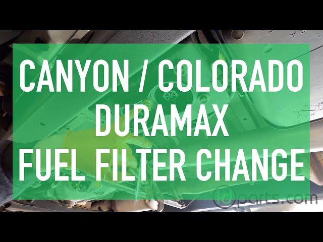 Colorado/Canyon 2.8L Fuel Filter Change