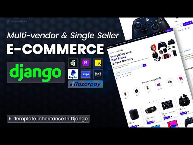 Template Inheritance in Django: E-commerce Website Using Django, EP 6.