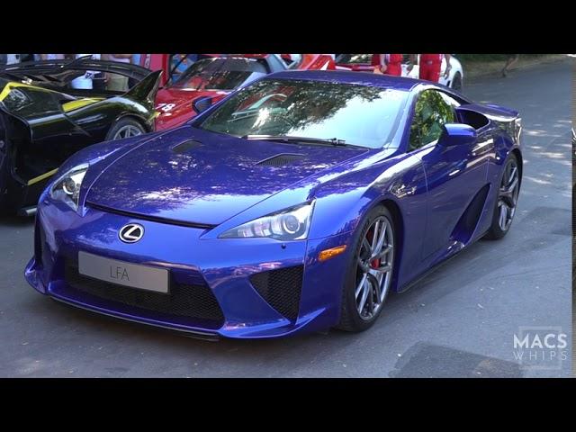 Lexus LFA - Acceleration & Exhaust Sound at Goodwood | MacsWhips