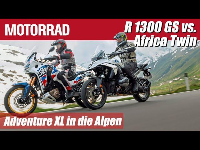 BMW R 1300 GS vs. Honda CRF 1100 Africa Twin AS ES DCT | Adventure-XL - Alpen Masters 2024