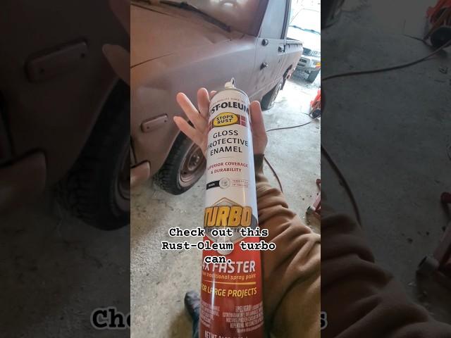 check out this Rust-Oleum turbo can spray pattern #subscribe #rustoleum