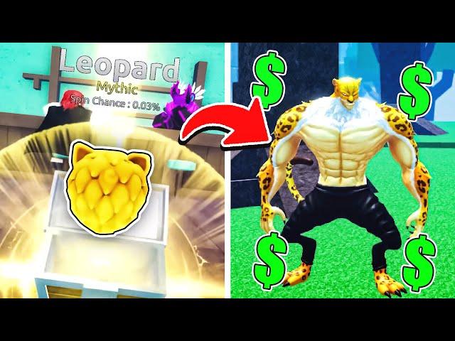 I Spent 100,000 ROBUX To Get The OVERPOWERED Awakened Leopard Fruit