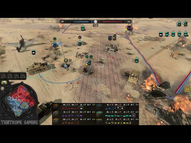 COH3 3v3 Gazala L̶a̶n̶d̶i̶n̶g̶  Bunker Grounds