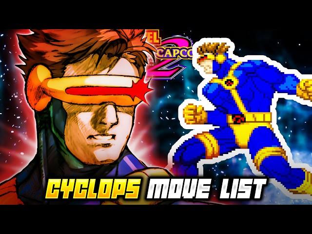 CYCLOPS MOVE LIST - Marvel vs. Capcom 2: New Age of Heroes (MvC2)