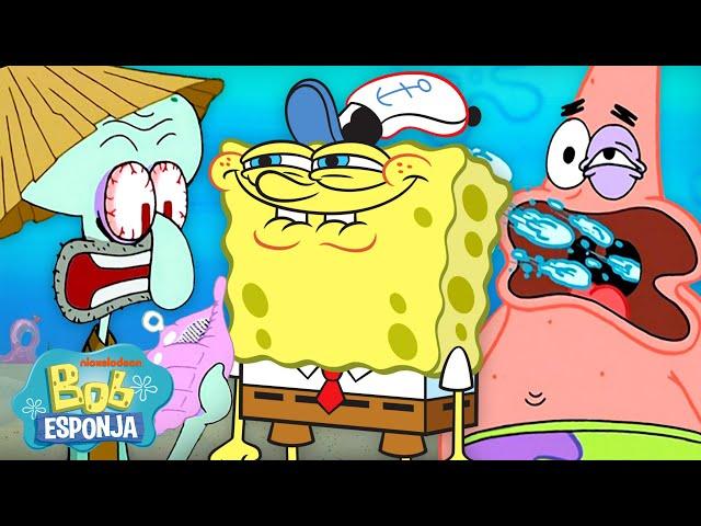 Bob Esponja | Maratona de Bob Esponja 3ª Temporada  | Compilação de 52 Minutos | Português