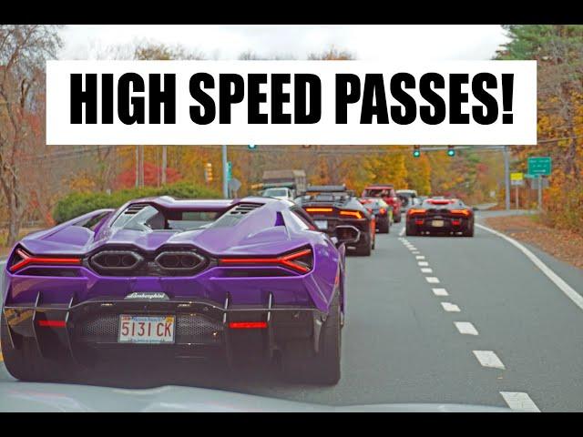 *CRAZY* Lamborghini Boston Movember Rally to Newport Car Museum! 2024