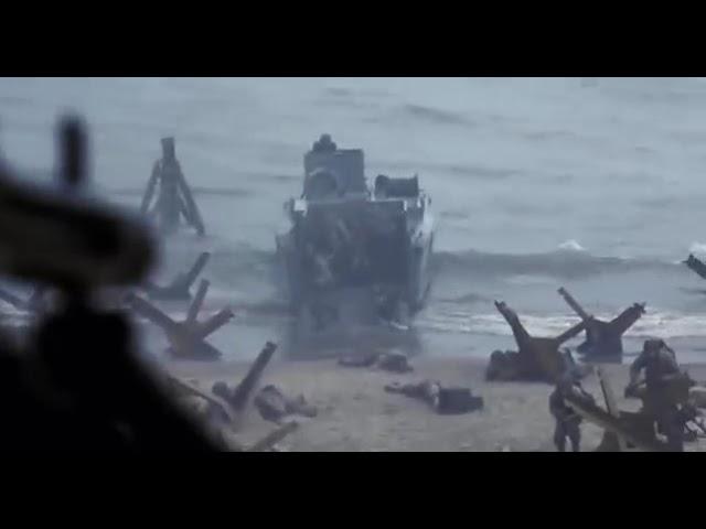 MG42 in Omaha Beach, D-Day landing