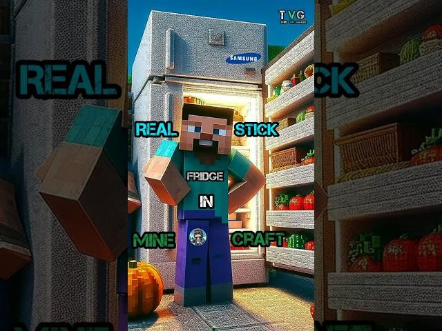 Realistic fridge in Minecraft   #minecraft #gaming #youtubeshorts #memes