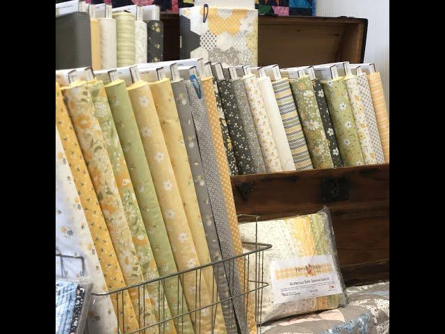 Buttercup Slate from Moda Fabrics designer Cory Yoder is BEAUTIFUL!