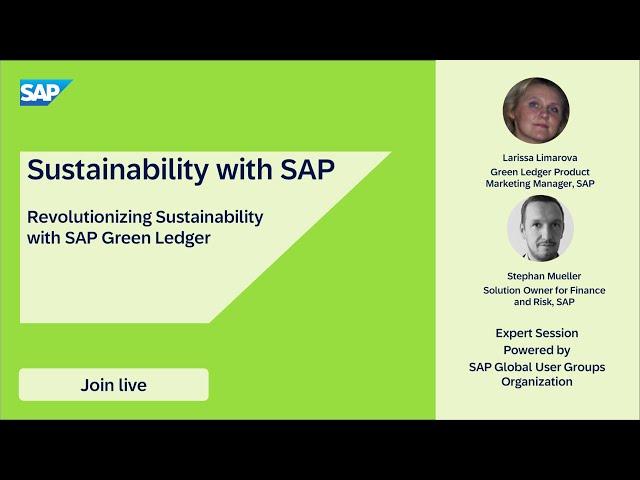 Revolutionizing Sustainability with SAP Green Ledger